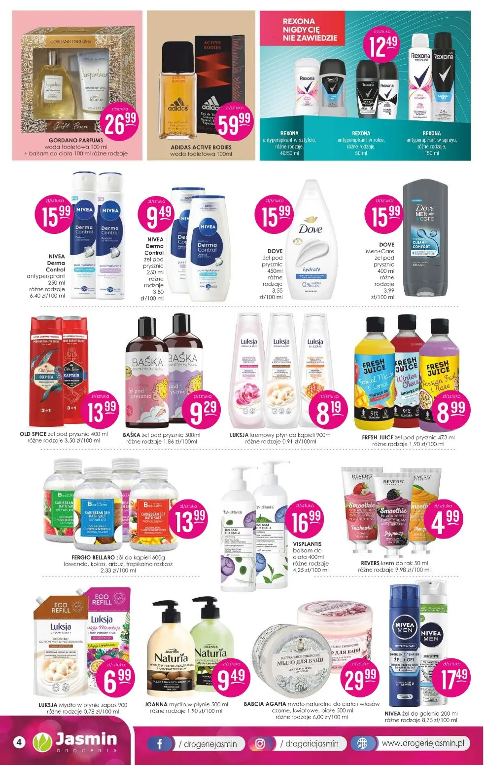 gazetka promocyjna DROGERIE JASMIN Halo Super Okazje! - Strona 4