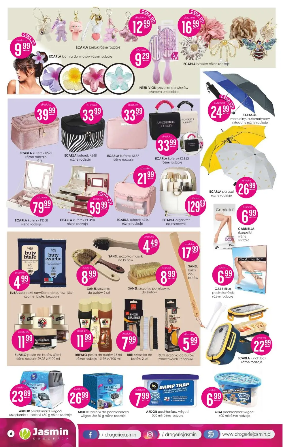 gazetka promocyjna DROGERIE JASMIN Halo Super Okazje! - Strona 6