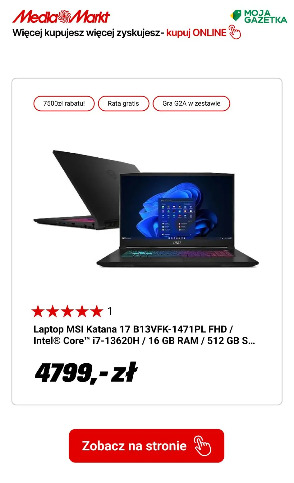 gazetka promocyjna Media Markt Im więcej kupujesz, tym więcej zyskujesz! - Strona 5