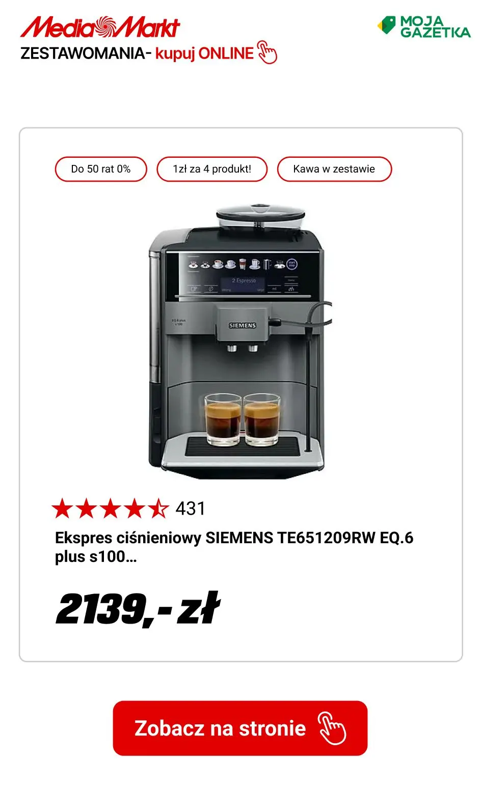 gazetka promocyjna Media Markt ZESTAWOMANIA! Czwarty produkt za 1zł! - Strona 5