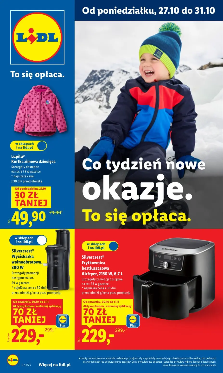 gazetka promocyjna LIDL Co tydzień nowe okazje - Strona 1