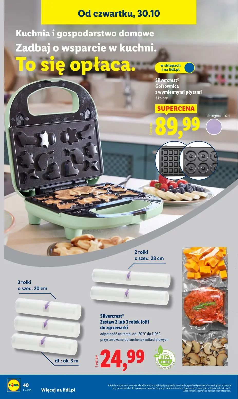 gazetka promocyjna LIDL Co tydzień nowe okazje - Strona 44