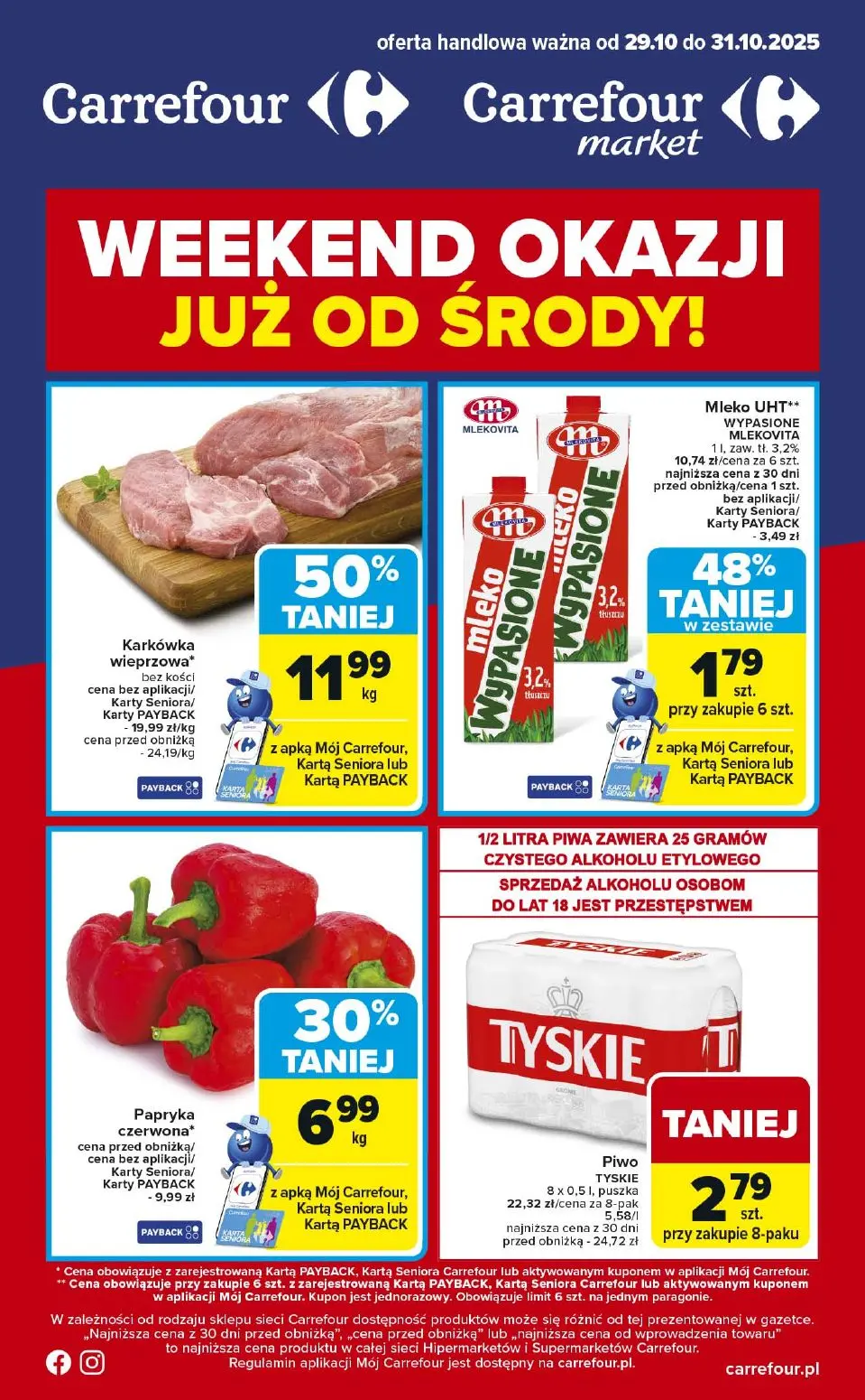 gazetka promocyjna Carrefour Weekend okazji już od środy! - Strona 1