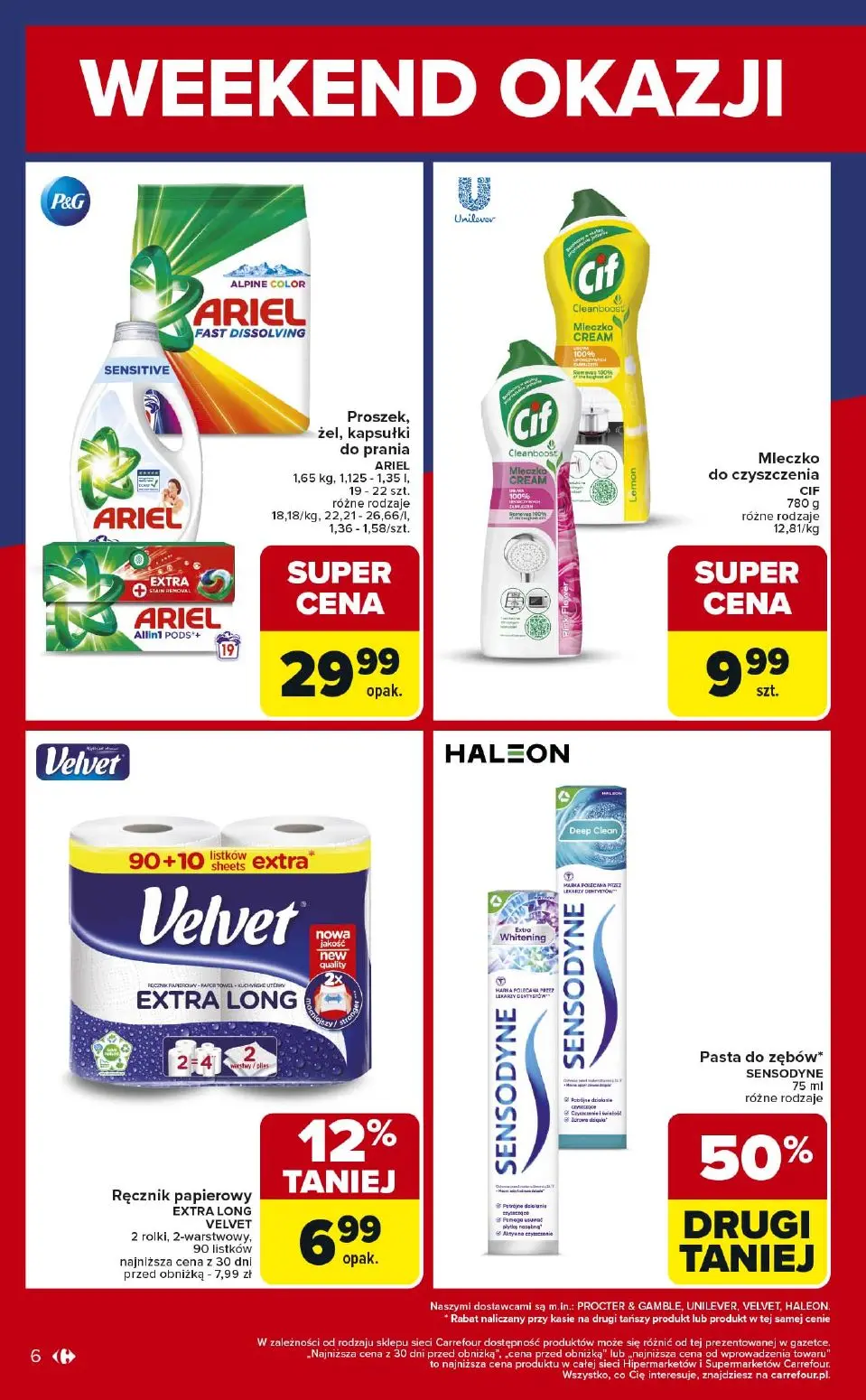 gazetka promocyjna Carrefour Weekend okazji już od środy! - Strona 6