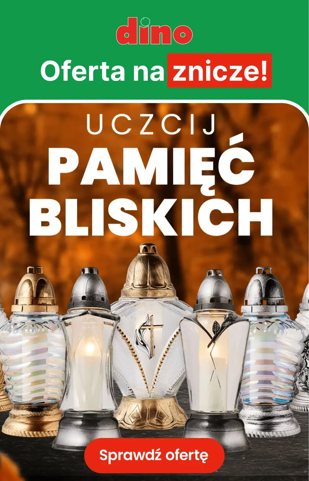 gazetka promocyjna dino Uczcij pamięć bliskich - Strona 1