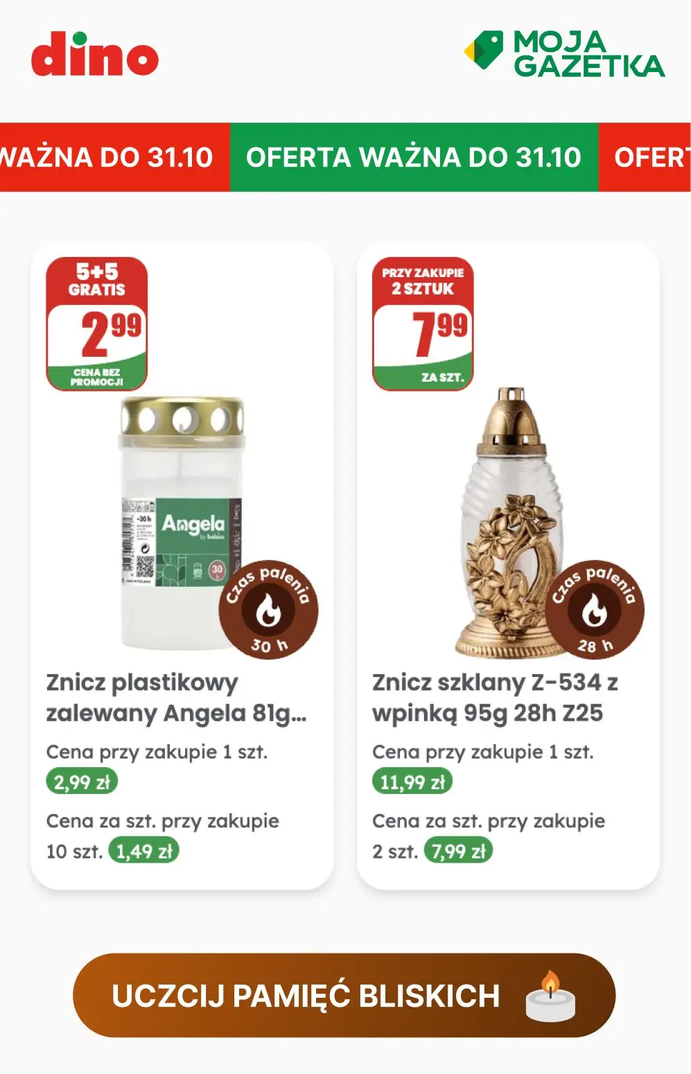 gazetka promocyjna dino Uczcij pamięć bliskich - Strona 2