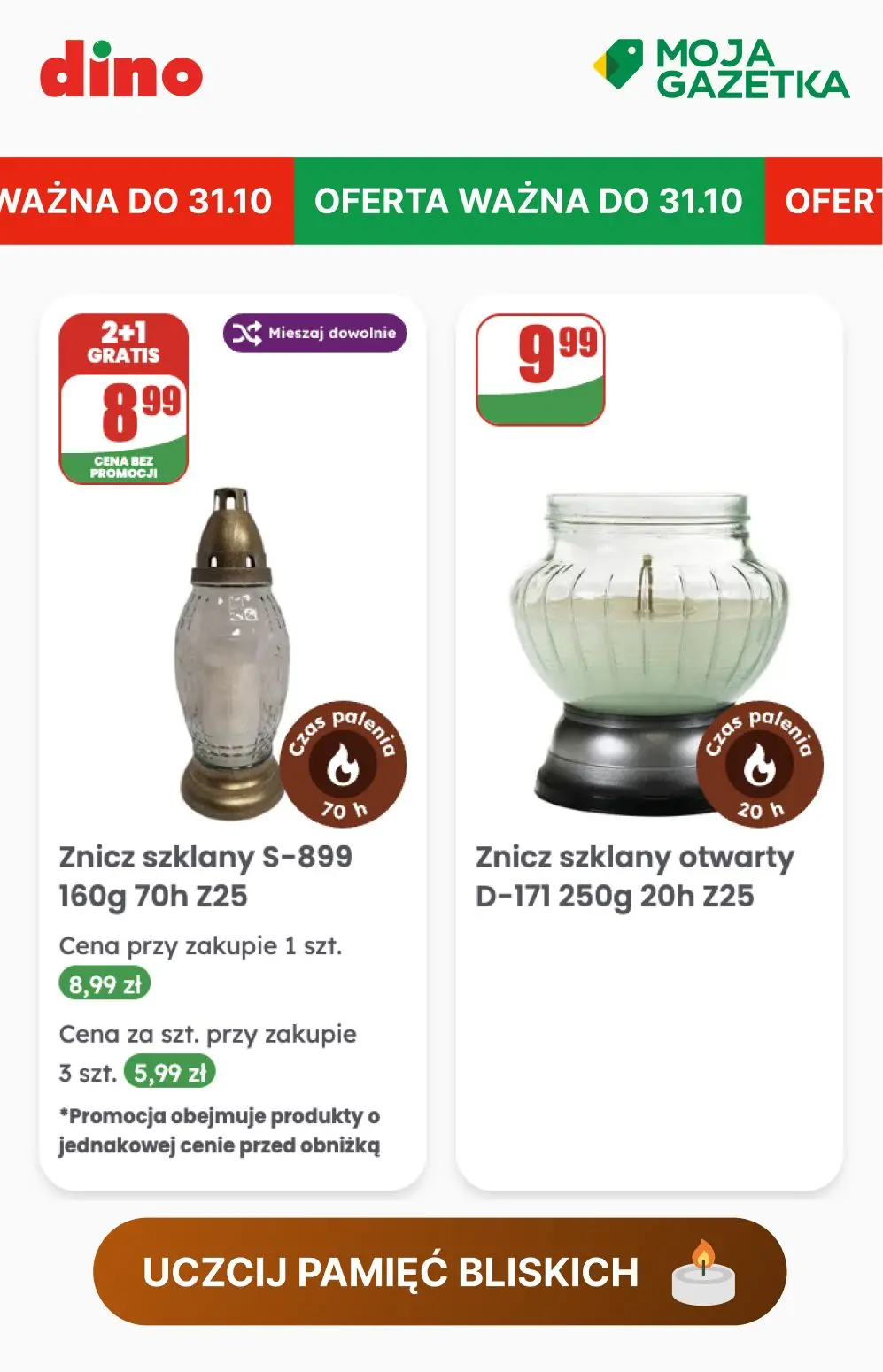 gazetka promocyjna dino Uczcij pamięć bliskich - Strona 6