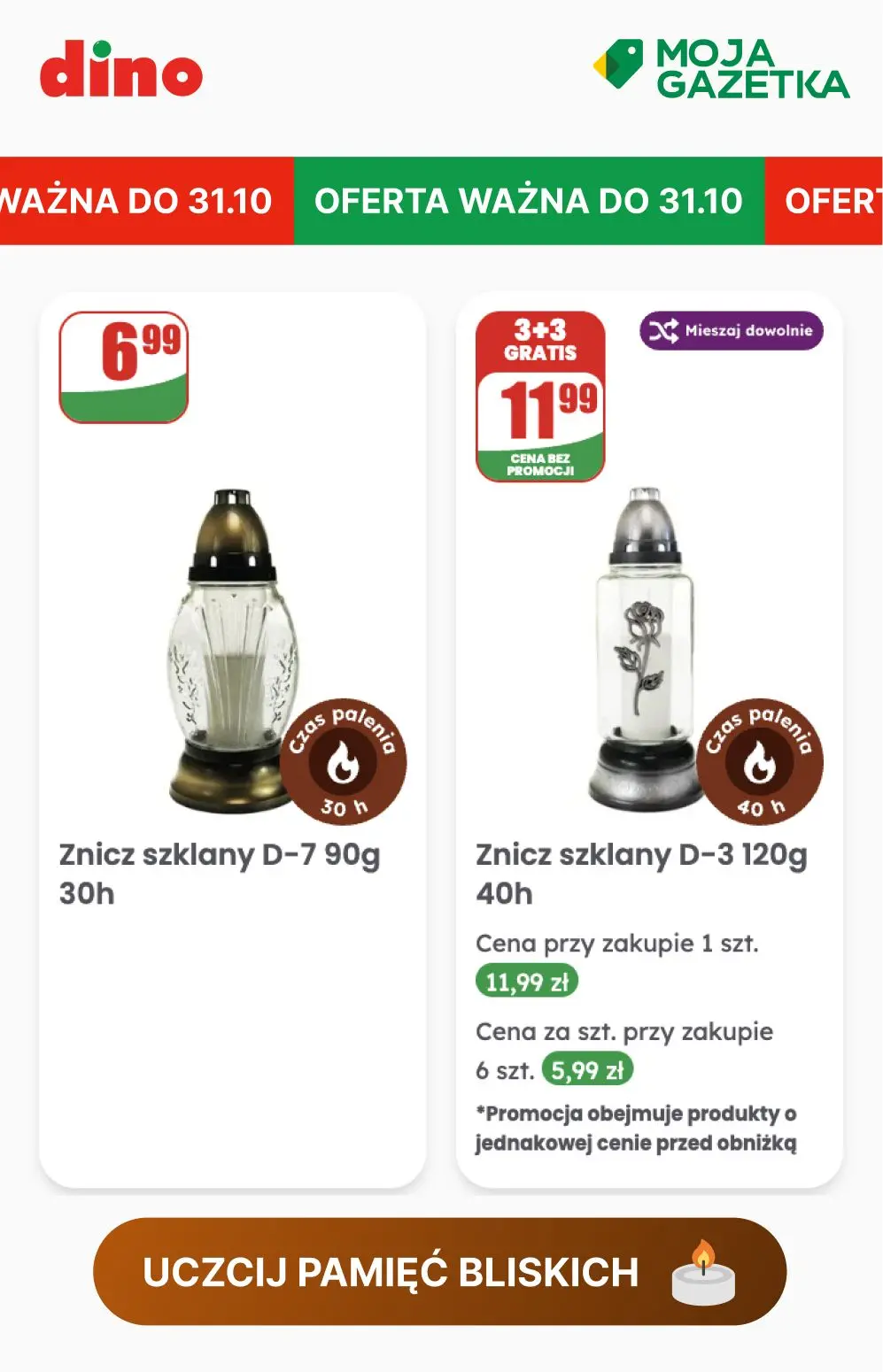 gazetka promocyjna dino Uczcij pamięć bliskich - Strona 9