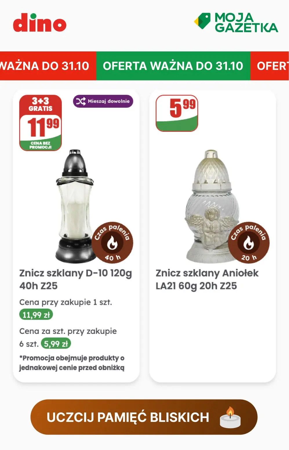 gazetka promocyjna dino Uczcij pamięć bliskich - Strona 11