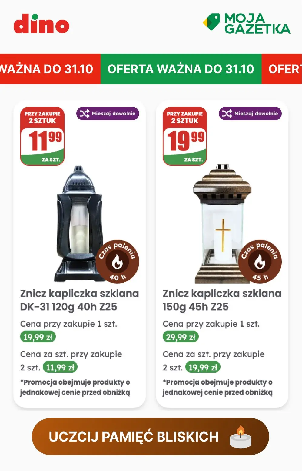 gazetka promocyjna dino Uczcij pamięć bliskich - Strona 13