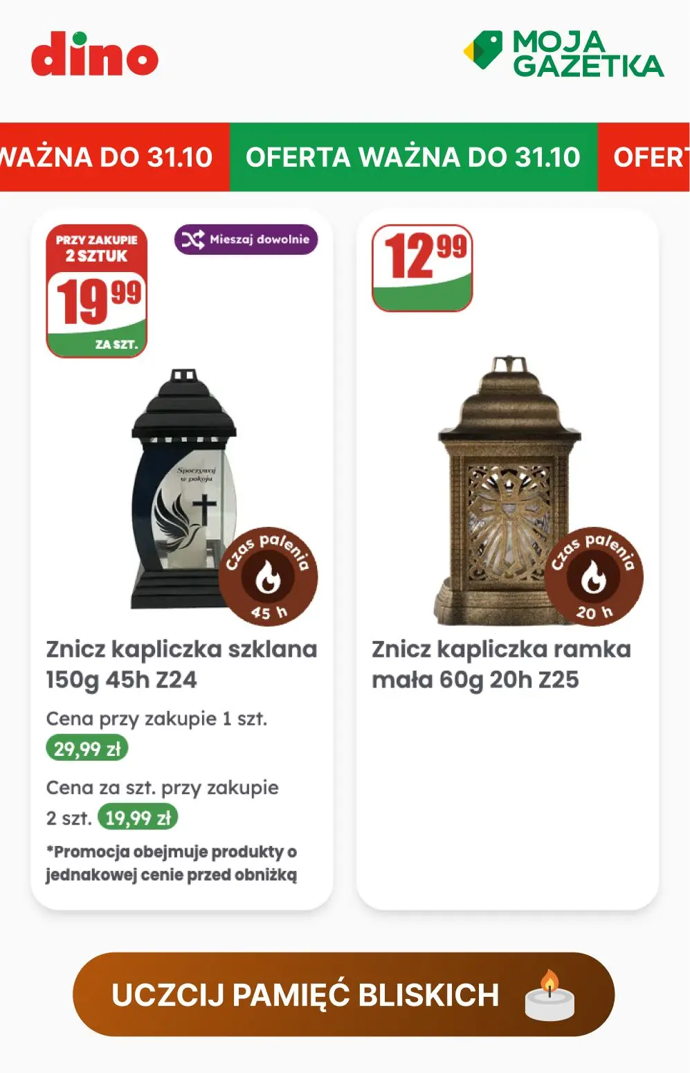 gazetka promocyjna dino Uczcij pamięć bliskich - Strona 14