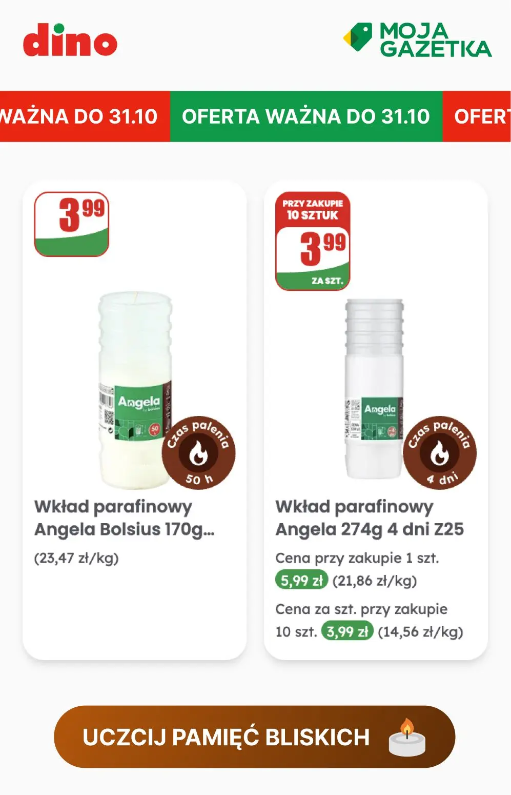 gazetka promocyjna dino Uczcij pamięć bliskich - Strona 16