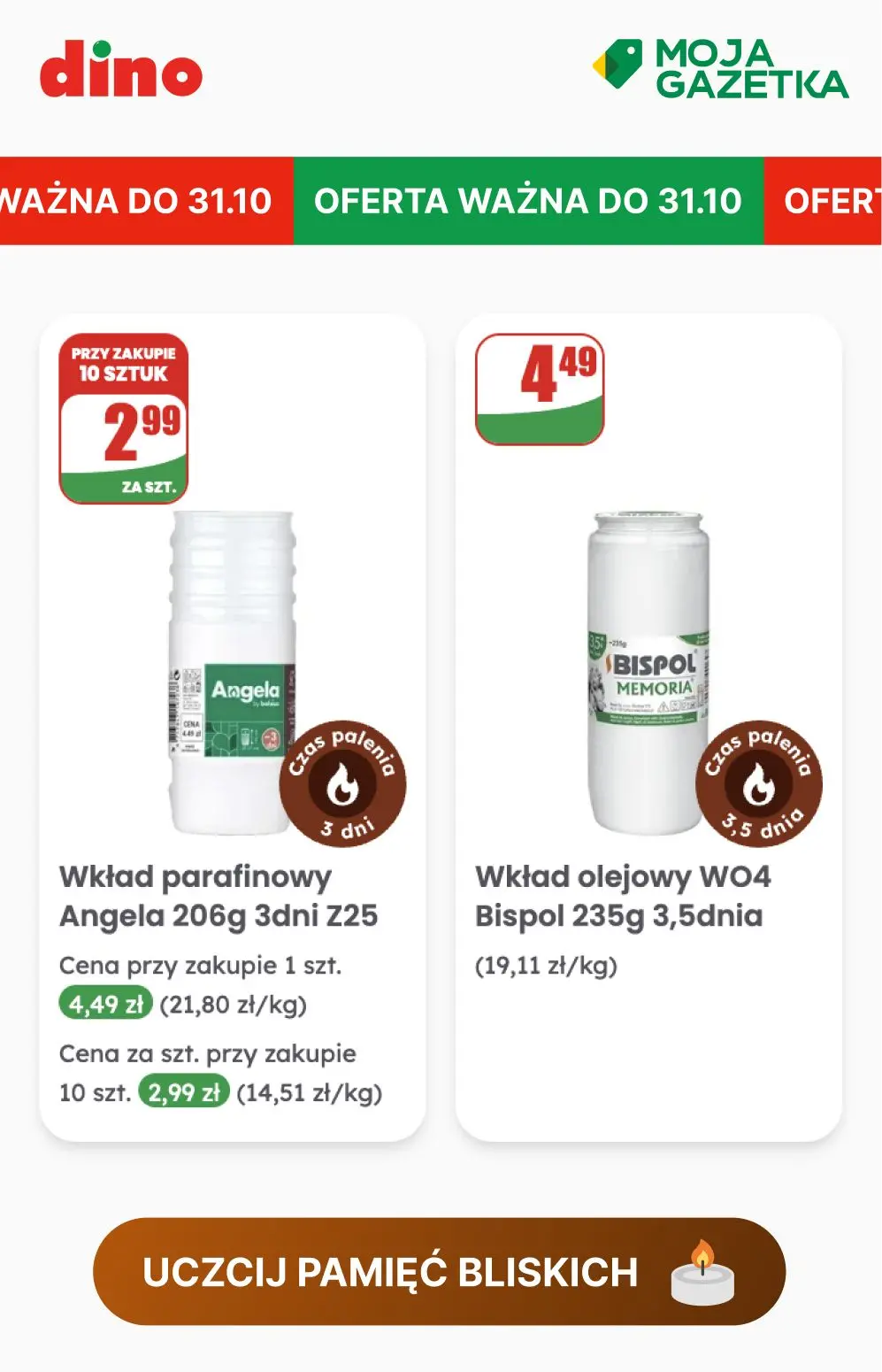 gazetka promocyjna dino Uczcij pamięć bliskich - Strona 17