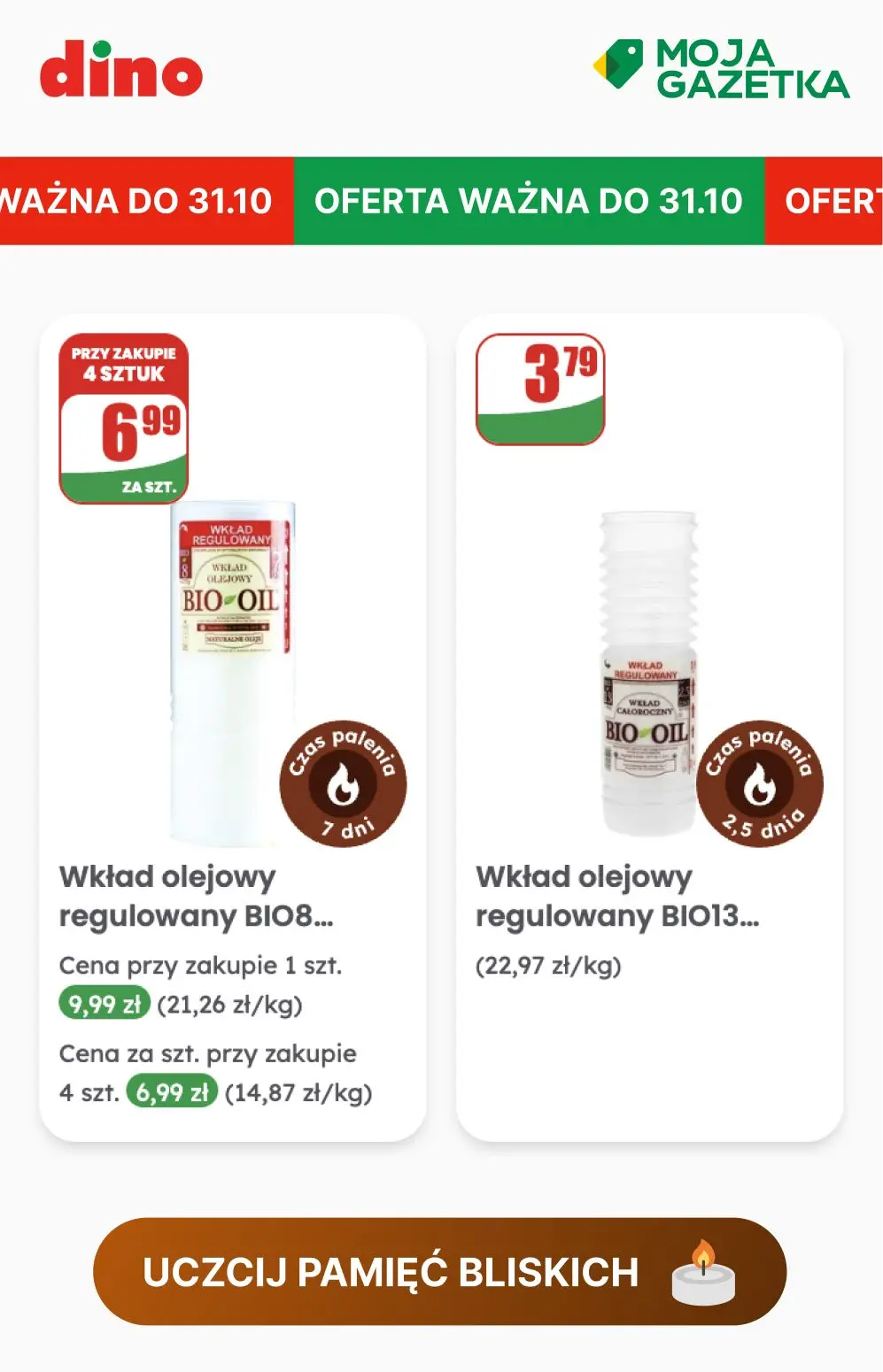 gazetka promocyjna dino Uczcij pamięć bliskich - Strona 18