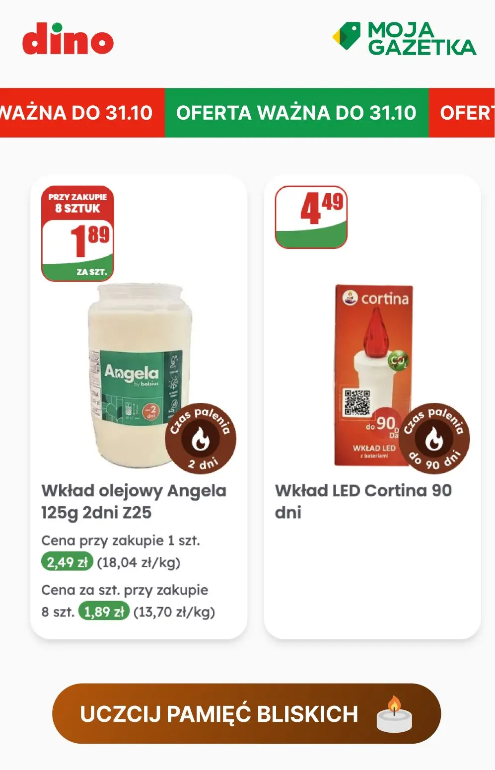 gazetka promocyjna dino Uczcij pamięć bliskich - Strona 19