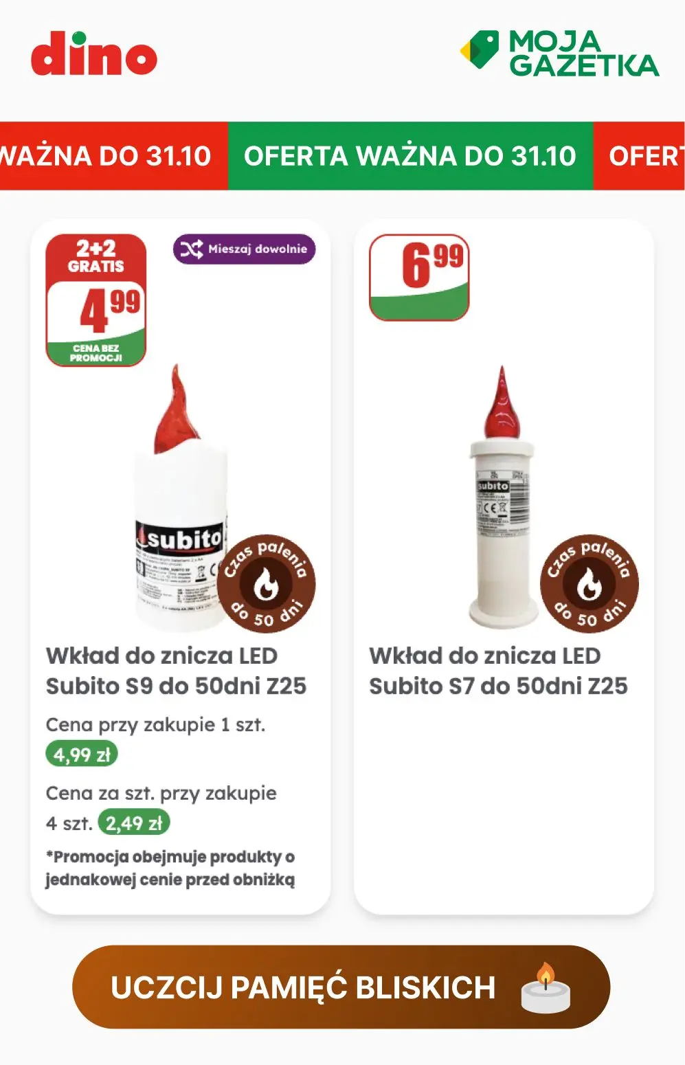 gazetka promocyjna dino Uczcij pamięć bliskich - Strona 20