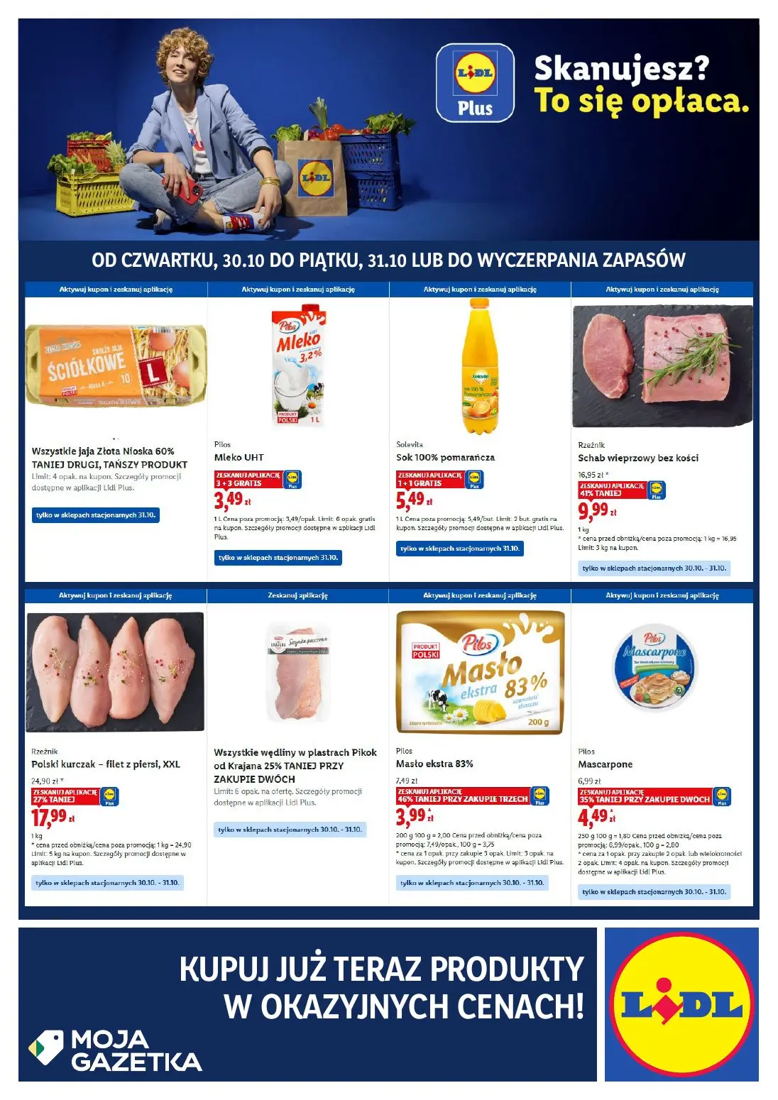 gazetka promocyjna LIDL Lidl plus. Skanujesz - To się opłaca - Strona 1