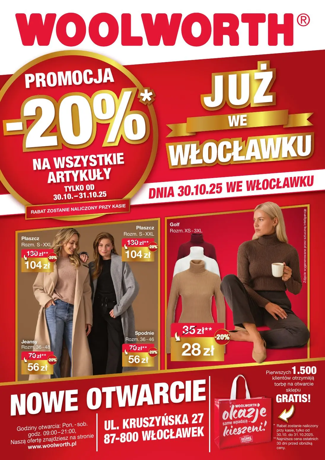 gazetka promocyjna WOOLWORTH Włocławek - Strona 1