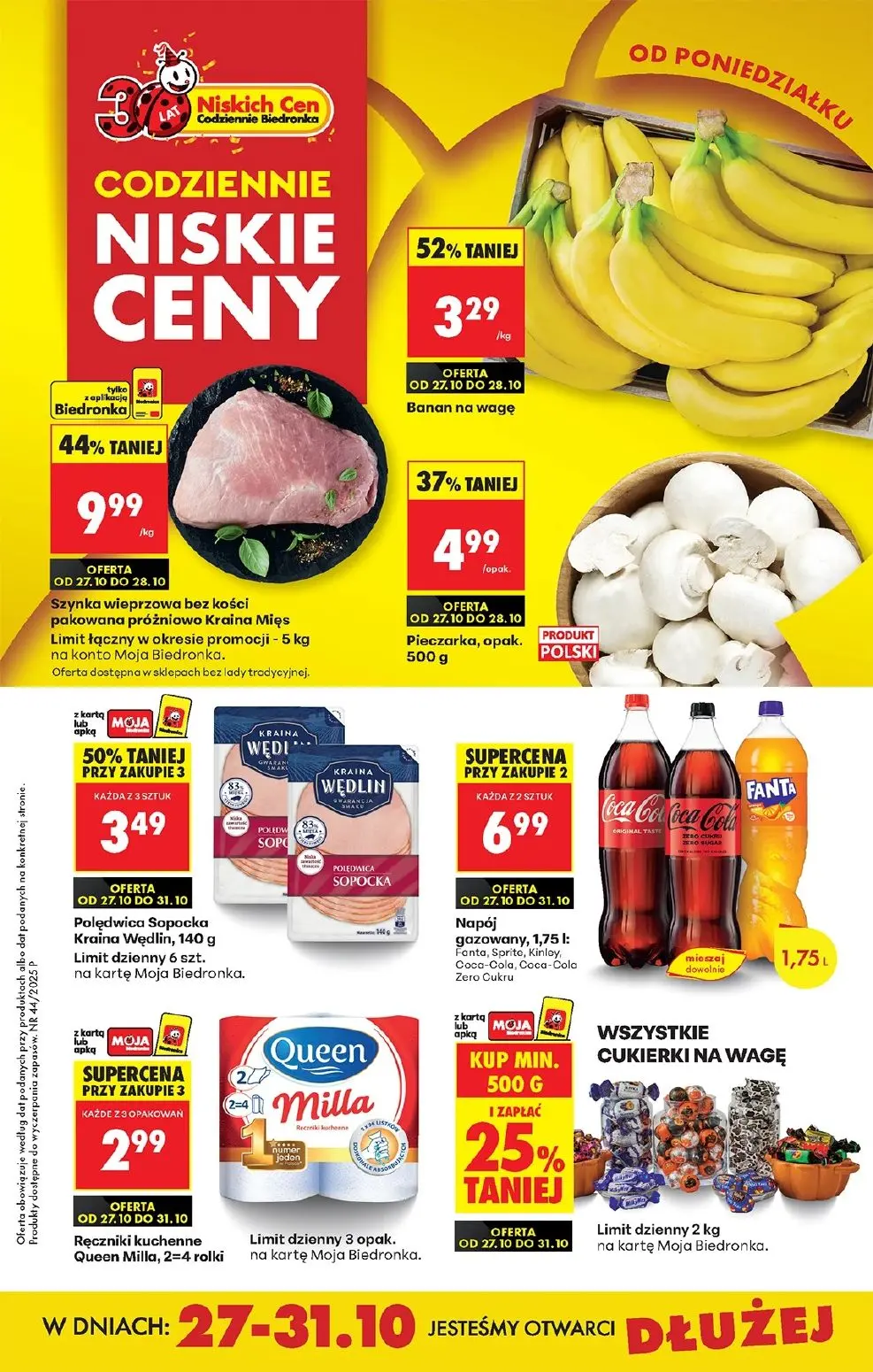 gazetka promocyjna Biedronka Od poniedziałku  - Strona 1