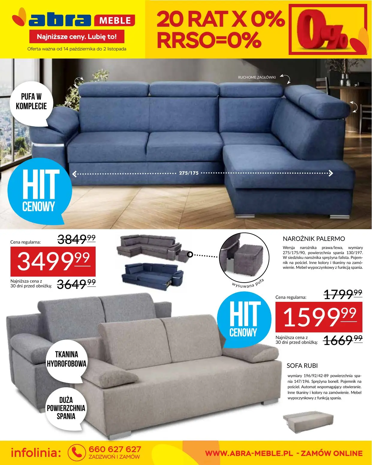 gazetka promocyjna abra meble Moc promocji - Strona 1