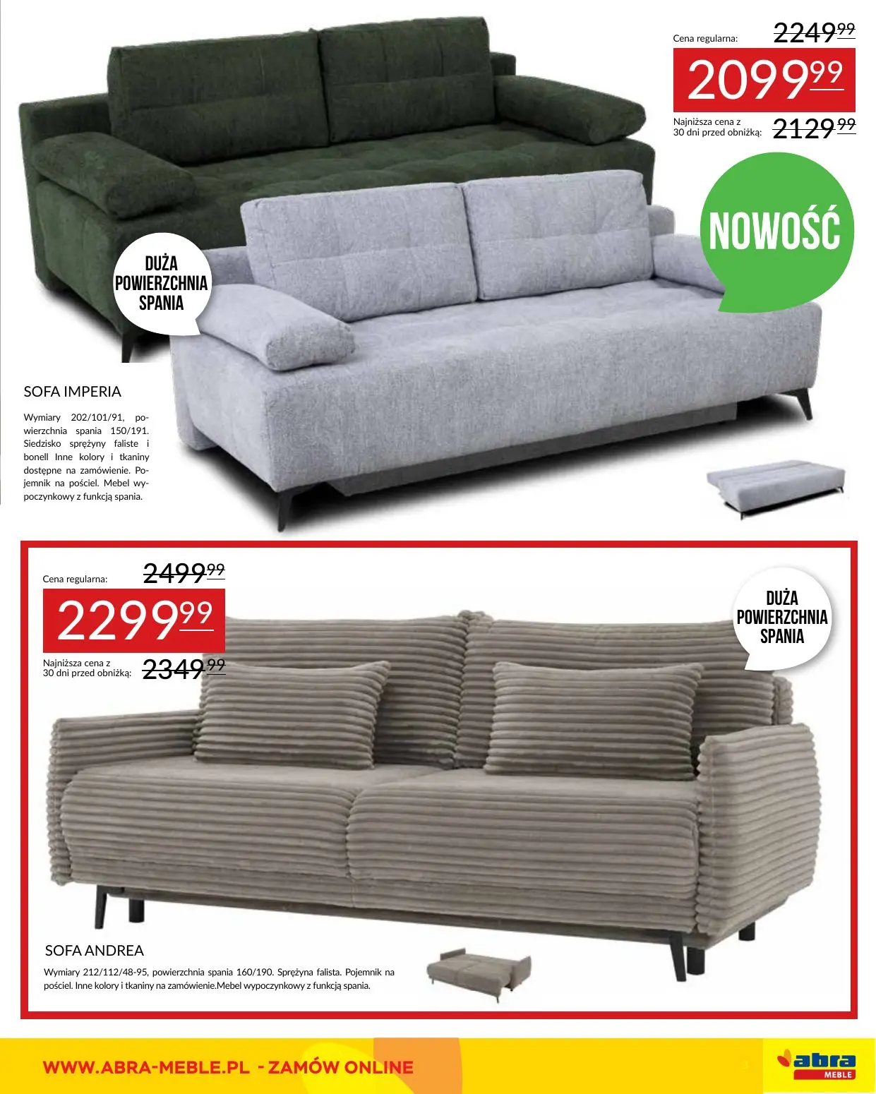 gazetka promocyjna abra meble Moc promocji - Strona 3