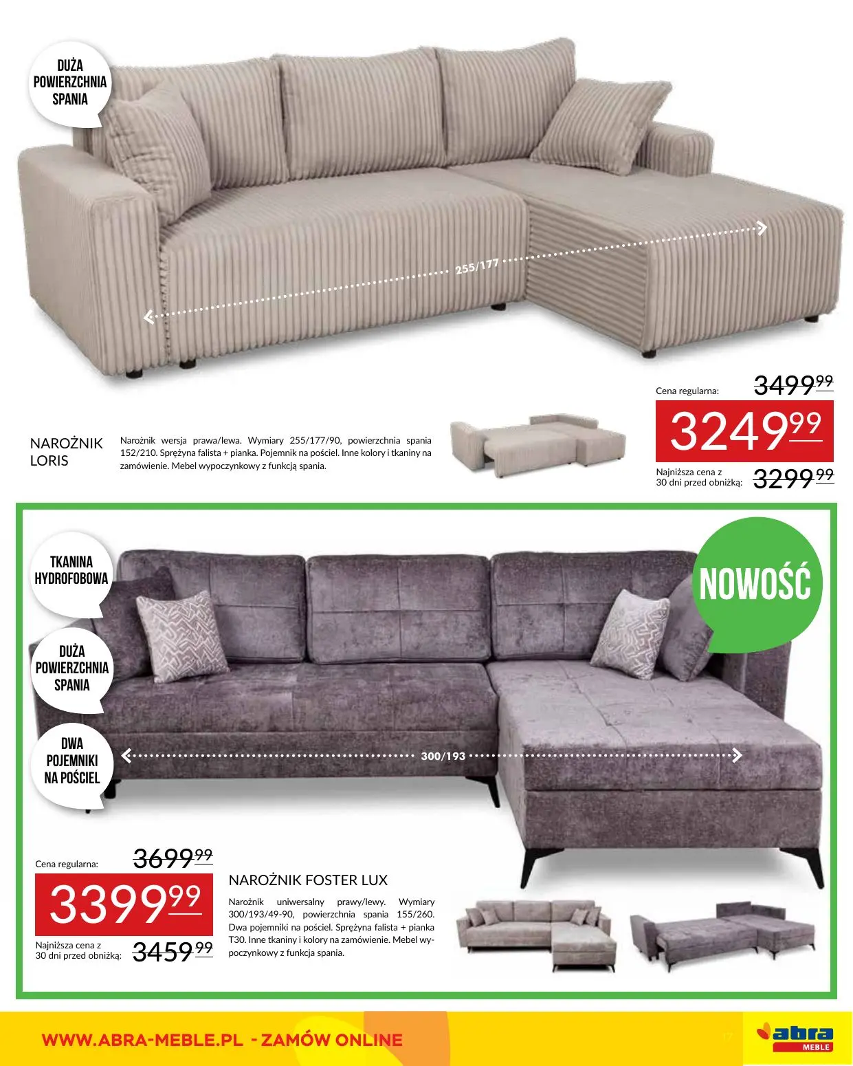gazetka promocyjna abra meble Moc promocji - Strona 17