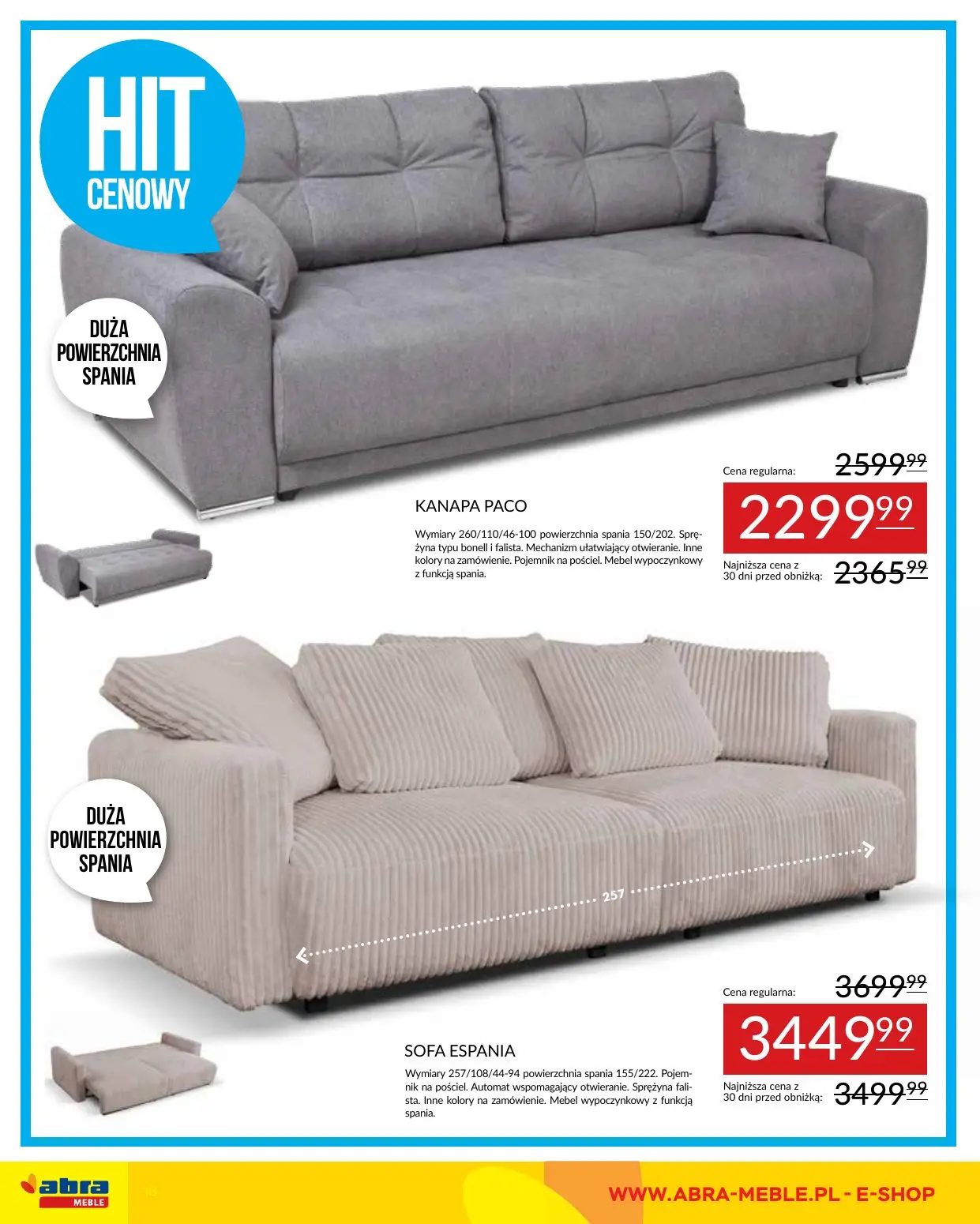 gazetka promocyjna abra meble Moc promocji - Strona 18