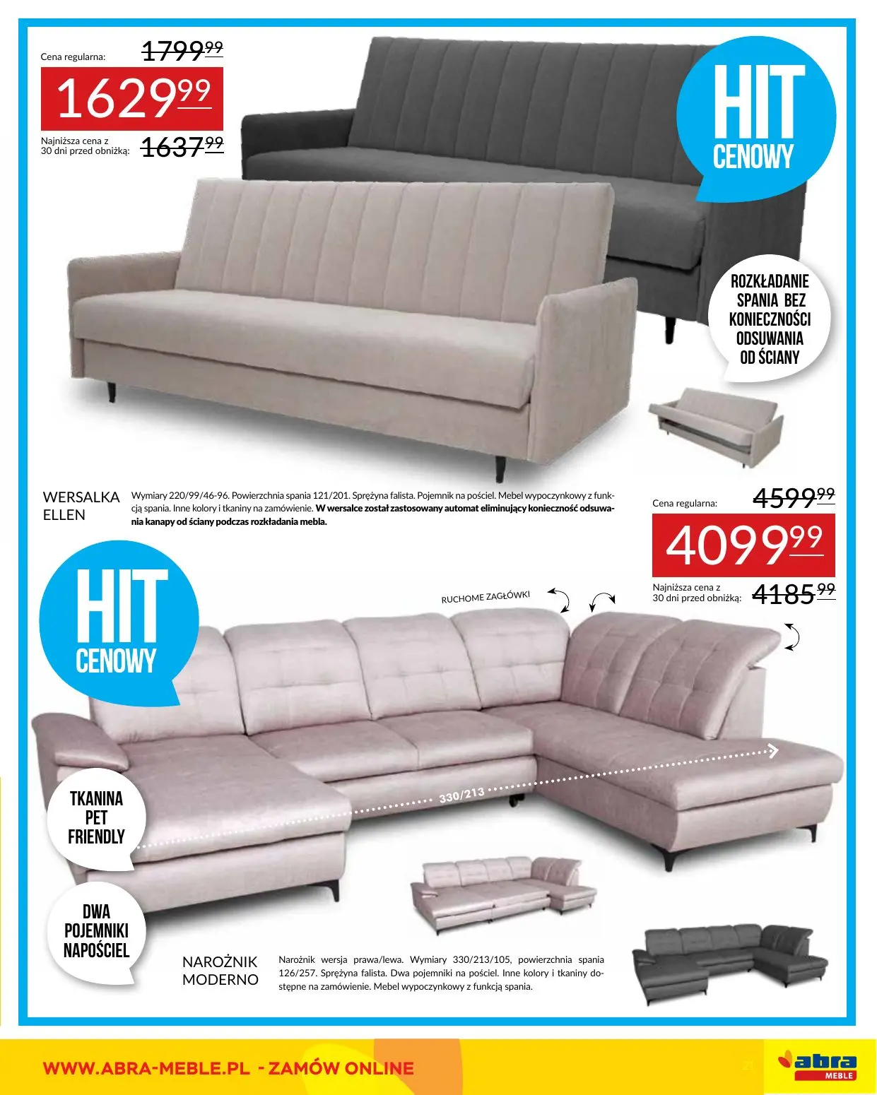 gazetka promocyjna abra meble Moc promocji - Strona 21
