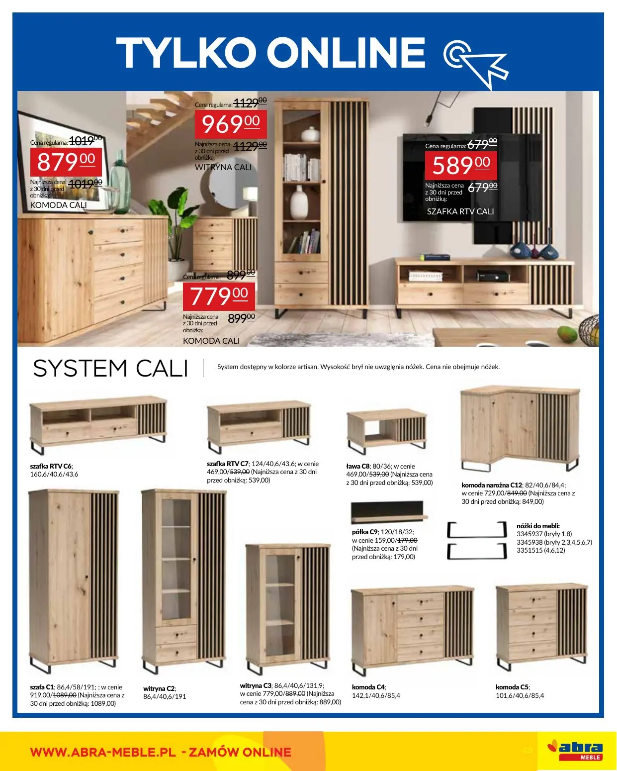 gazetka promocyjna abra meble Moc promocji - Strona 43