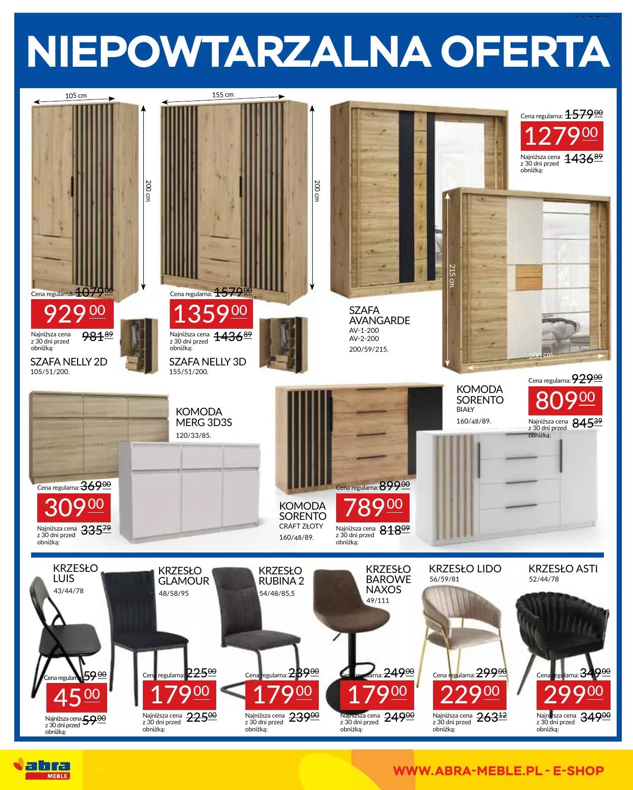 gazetka promocyjna abra meble Moc promocji - Strona 44