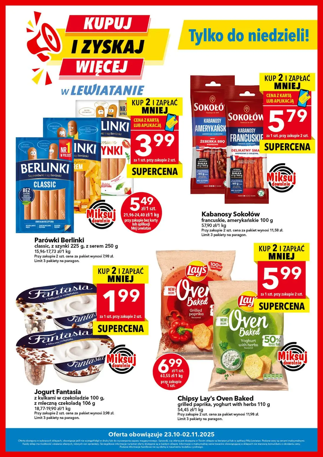 gazetka promocyjna LEWIATAN Kupuj i zyskaj więcej - Strona 1