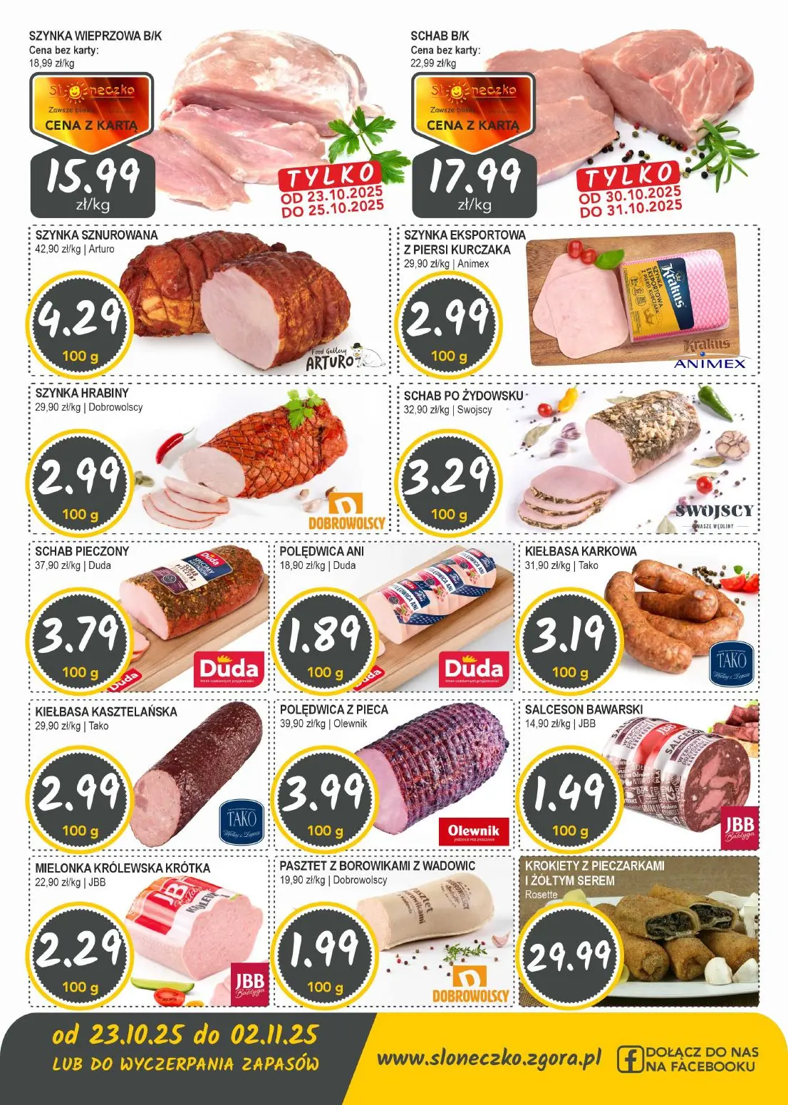 gazetka promocyjna Słoneczko Sklepy własne - województwo lubuskie, dolnośląskie i wielkopolskie - Strona 2