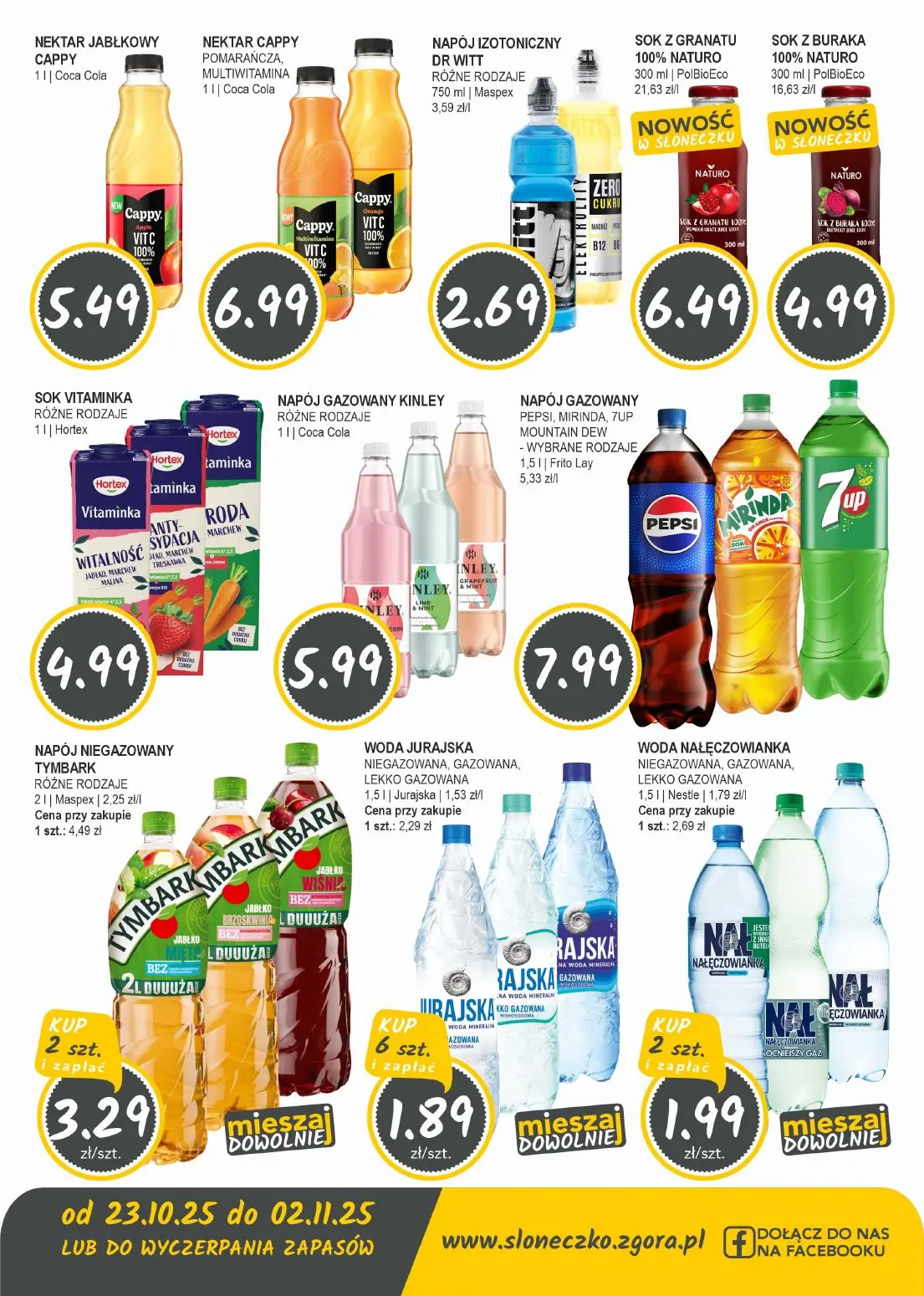 gazetka promocyjna Słoneczko Sklepy własne - województwo lubuskie, dolnośląskie i wielkopolskie - Strona 10