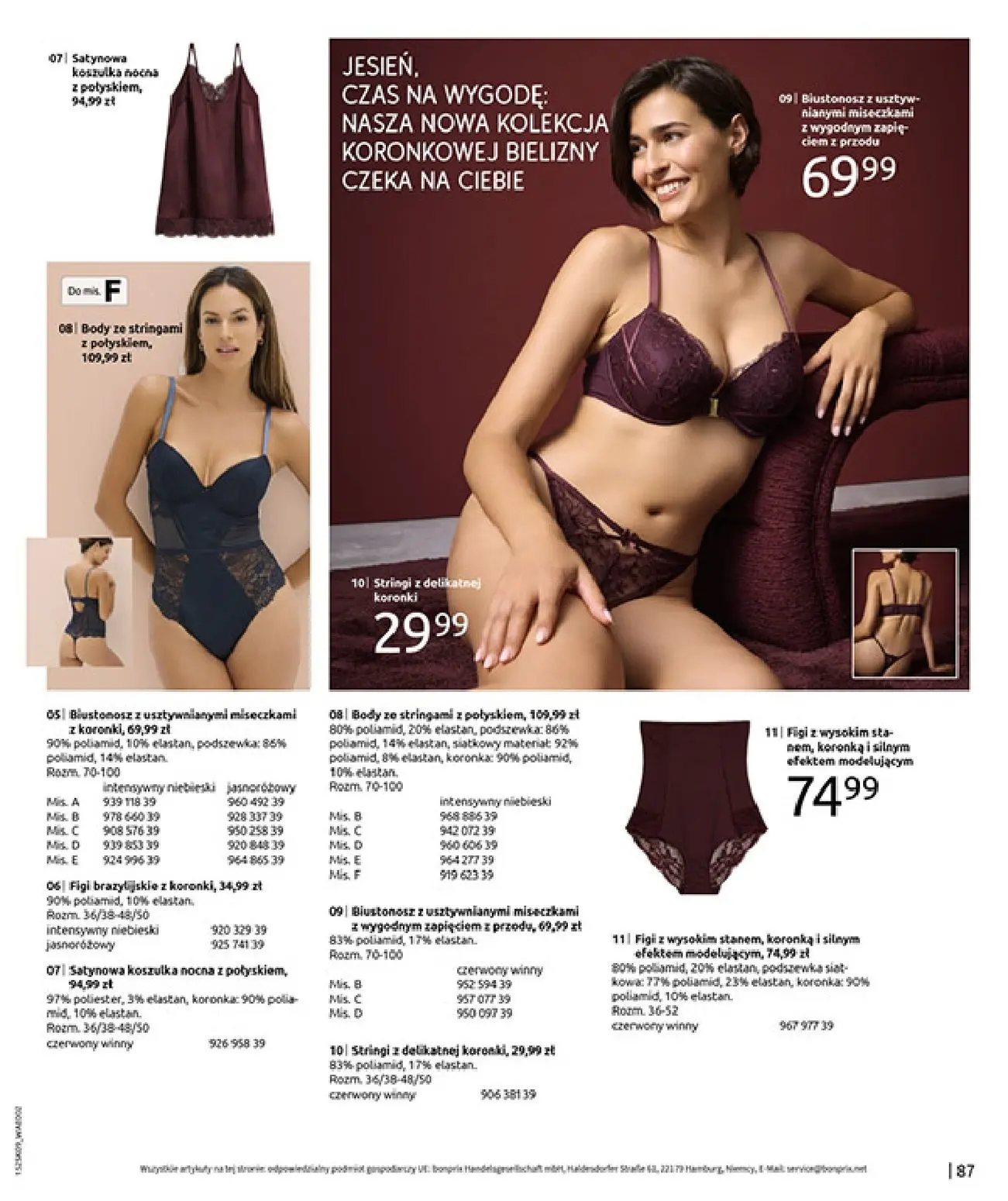 gazetka promocyjna bonprix PRZYTULNY SEZON PRZEJŚCIOWY - Strona 89