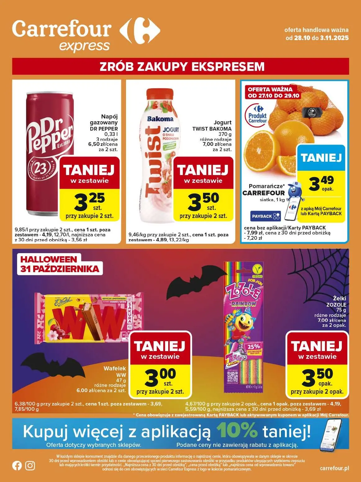 gazetka promocyjna Carrefour Express Zrób zakupy ekspresem - Strona 1