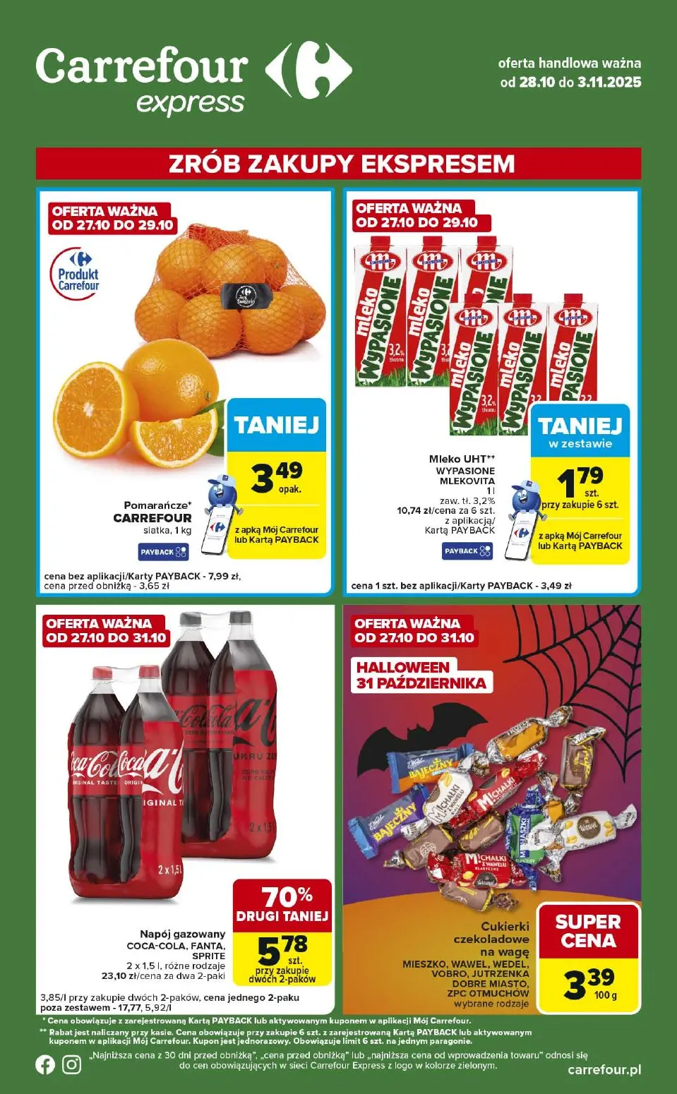 gazetka promocyjna Carrefour Express Zrób zakupy ekspresem - Strona 1