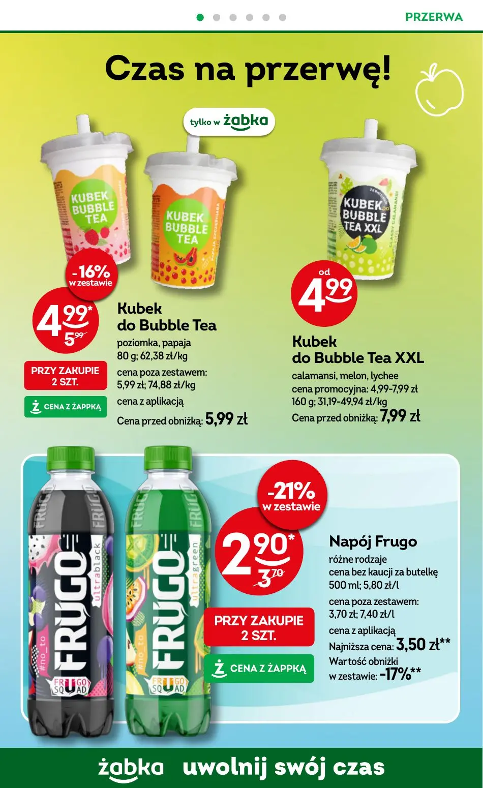 gazetka promocyjna Żabka Uwolnij swój czas! - Strona 48