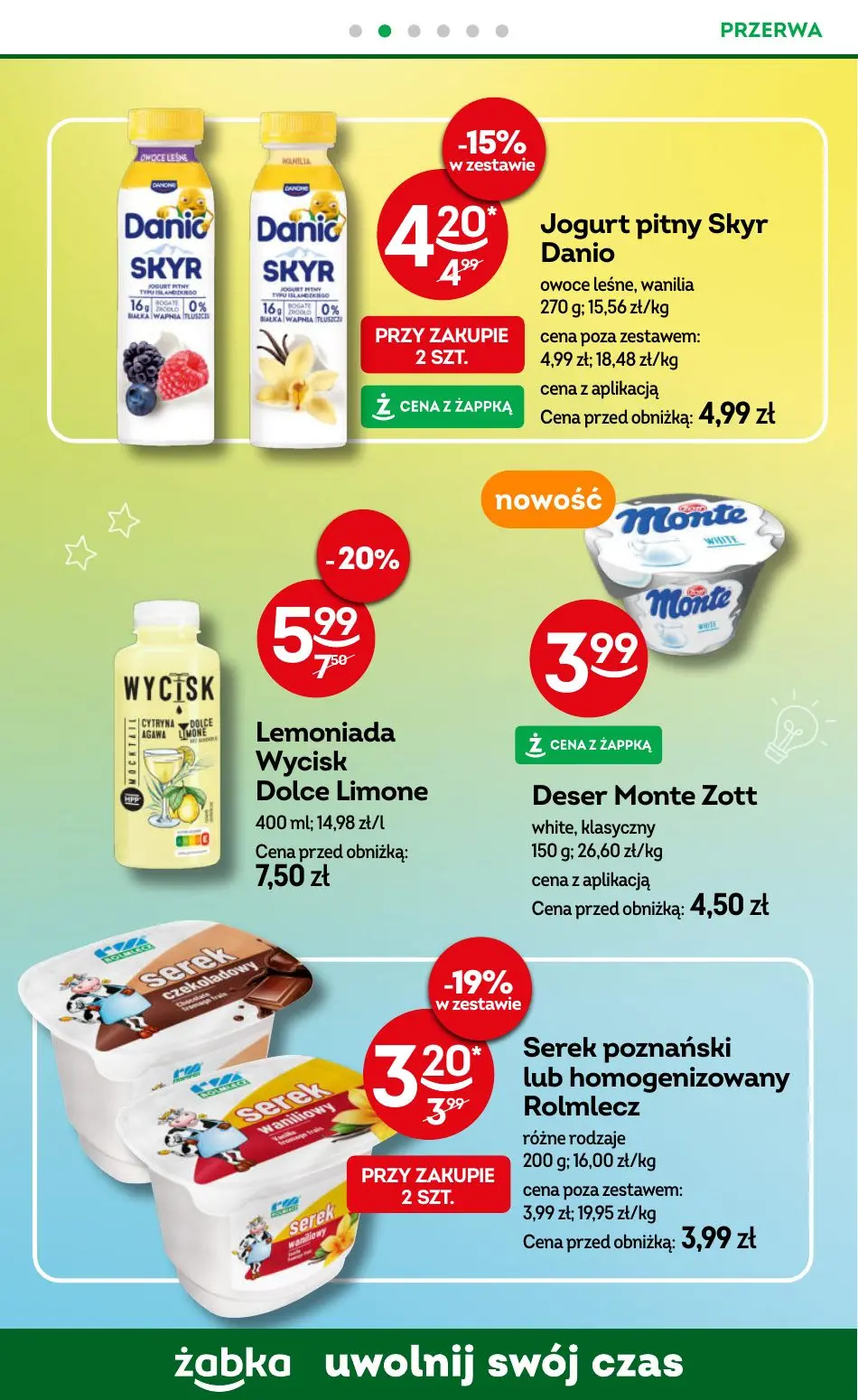 gazetka promocyjna Żabka Uwolnij swój czas! - Strona 49
