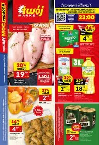 Gazetka promocyjna Twój Market, ważna od 2025-10-29 do 2025-11-04.