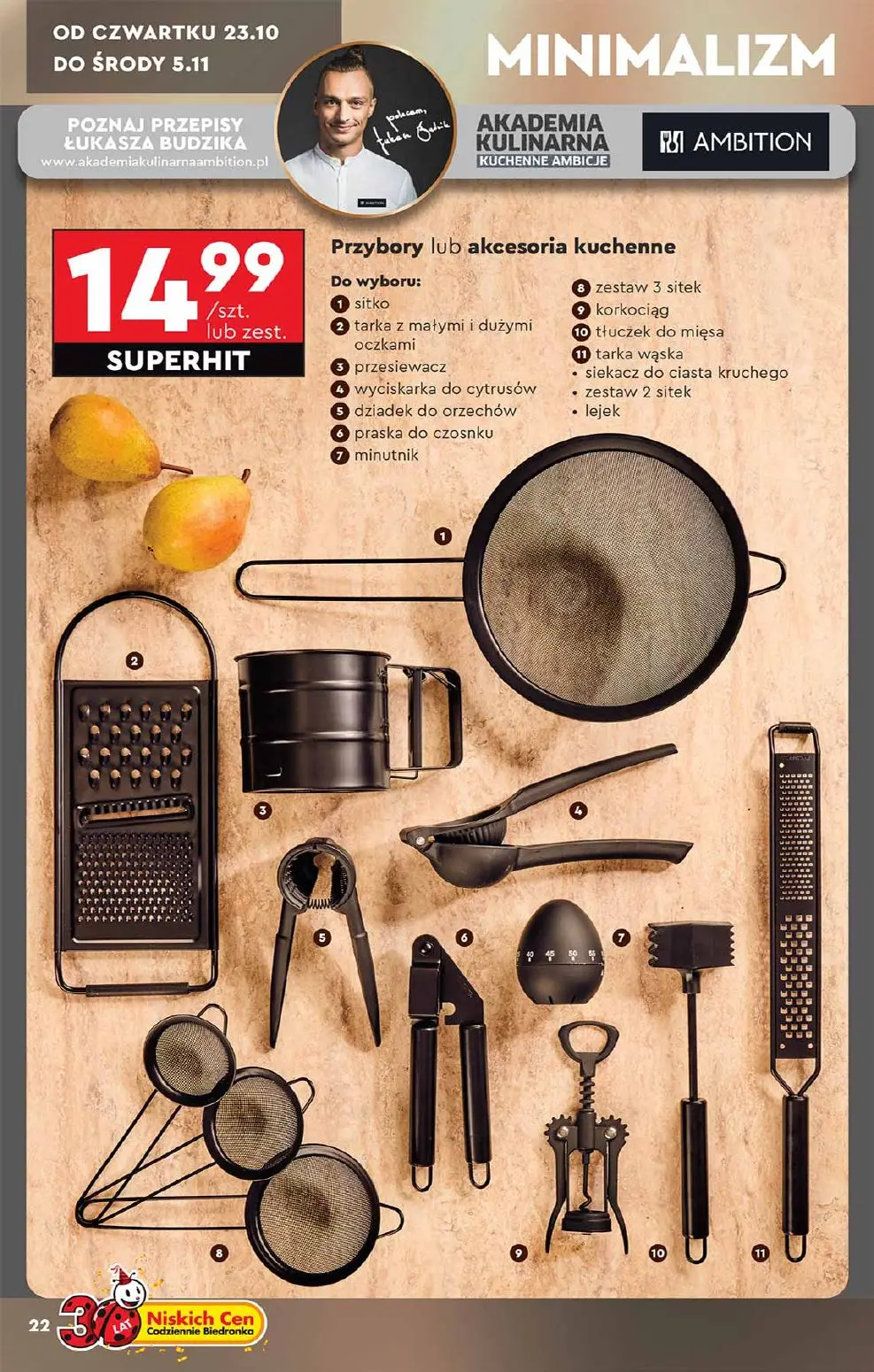 gazetka promocyjna Biedronka Hity i inspiracje - Strona 22