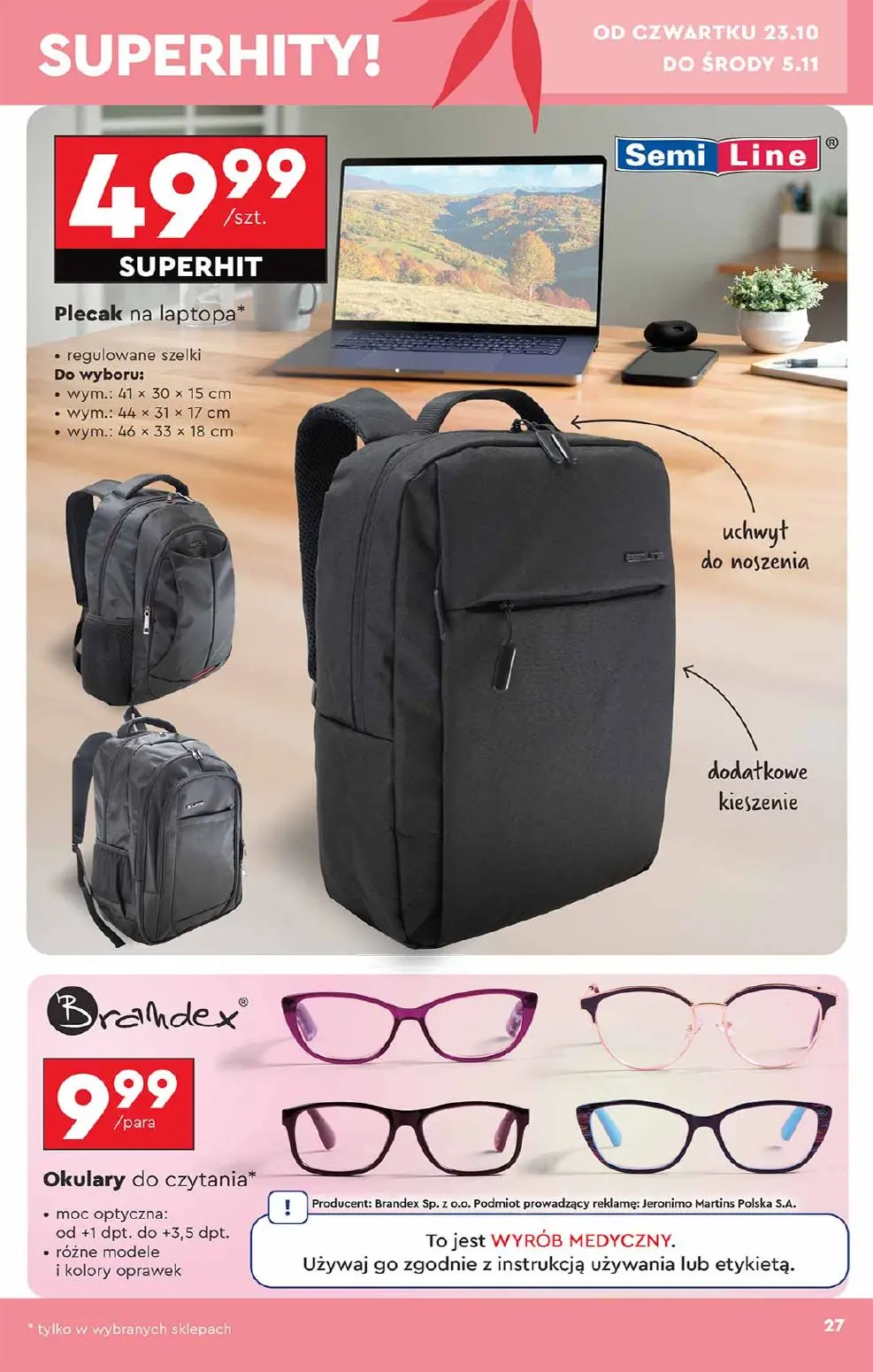 gazetka promocyjna Biedronka Hity i inspiracje - Strona 27