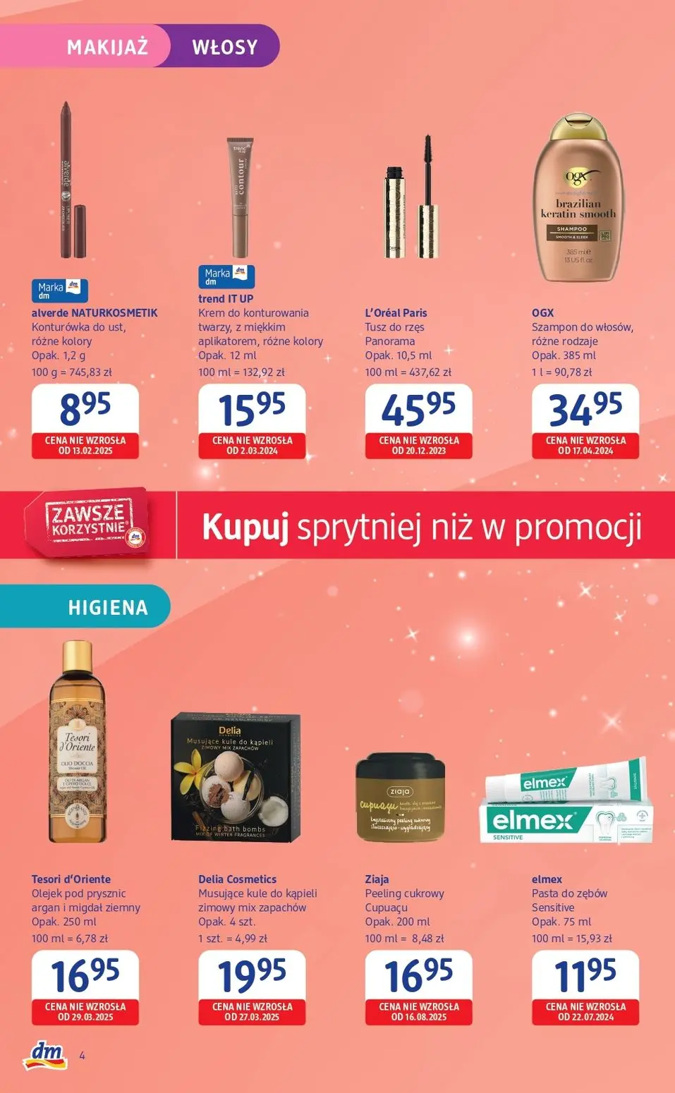 gazetka promocyjna Drogeria dm Kupuj sprytniej niż w promocji - Strona 4