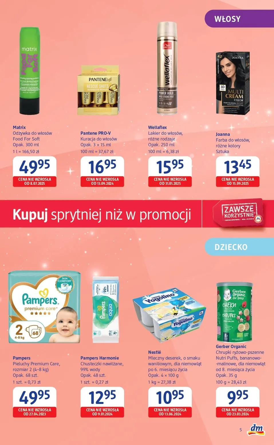 gazetka promocyjna Drogeria dm Kupuj sprytniej niż w promocji - Strona 5