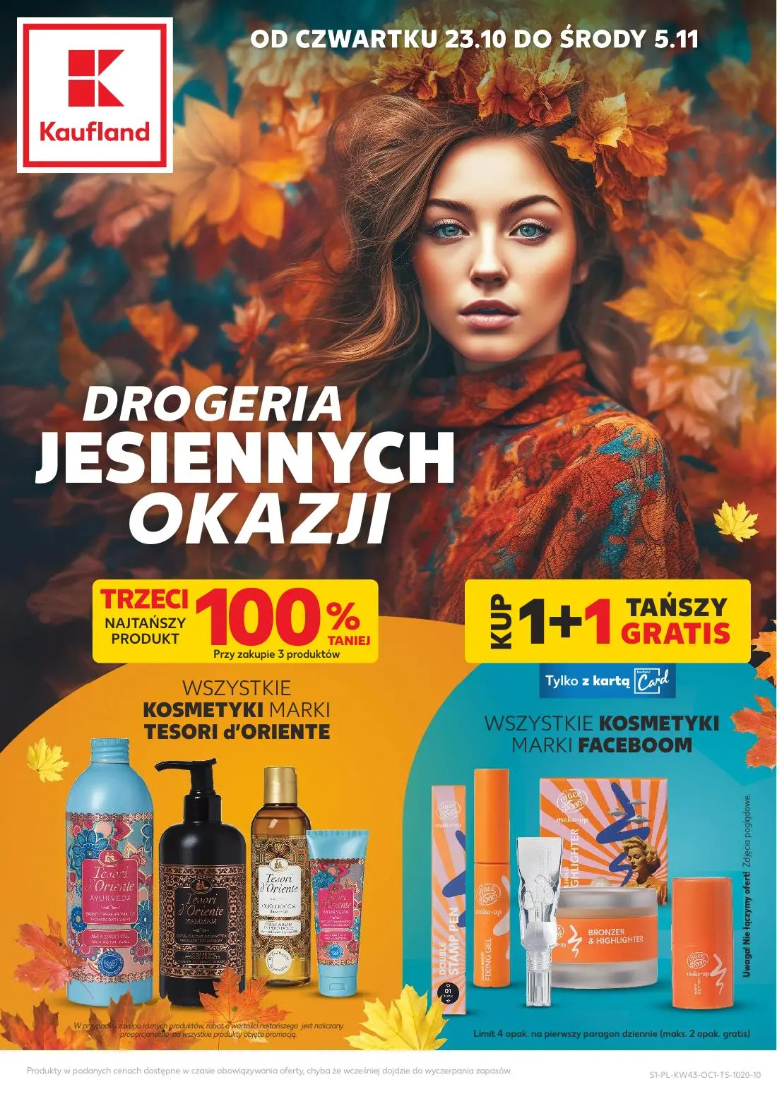 gazetka promocyjna Kaufland Drogeria jesiennych okazji - Strona 1