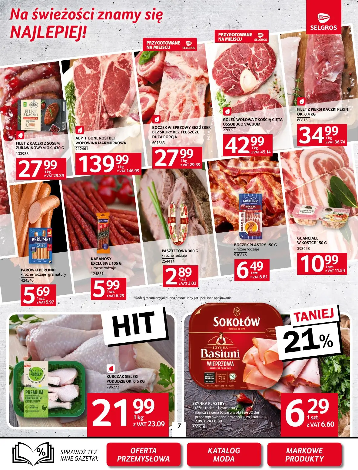 gazetka promocyjna SELGROS Oferta Spożywcza - Strona 7