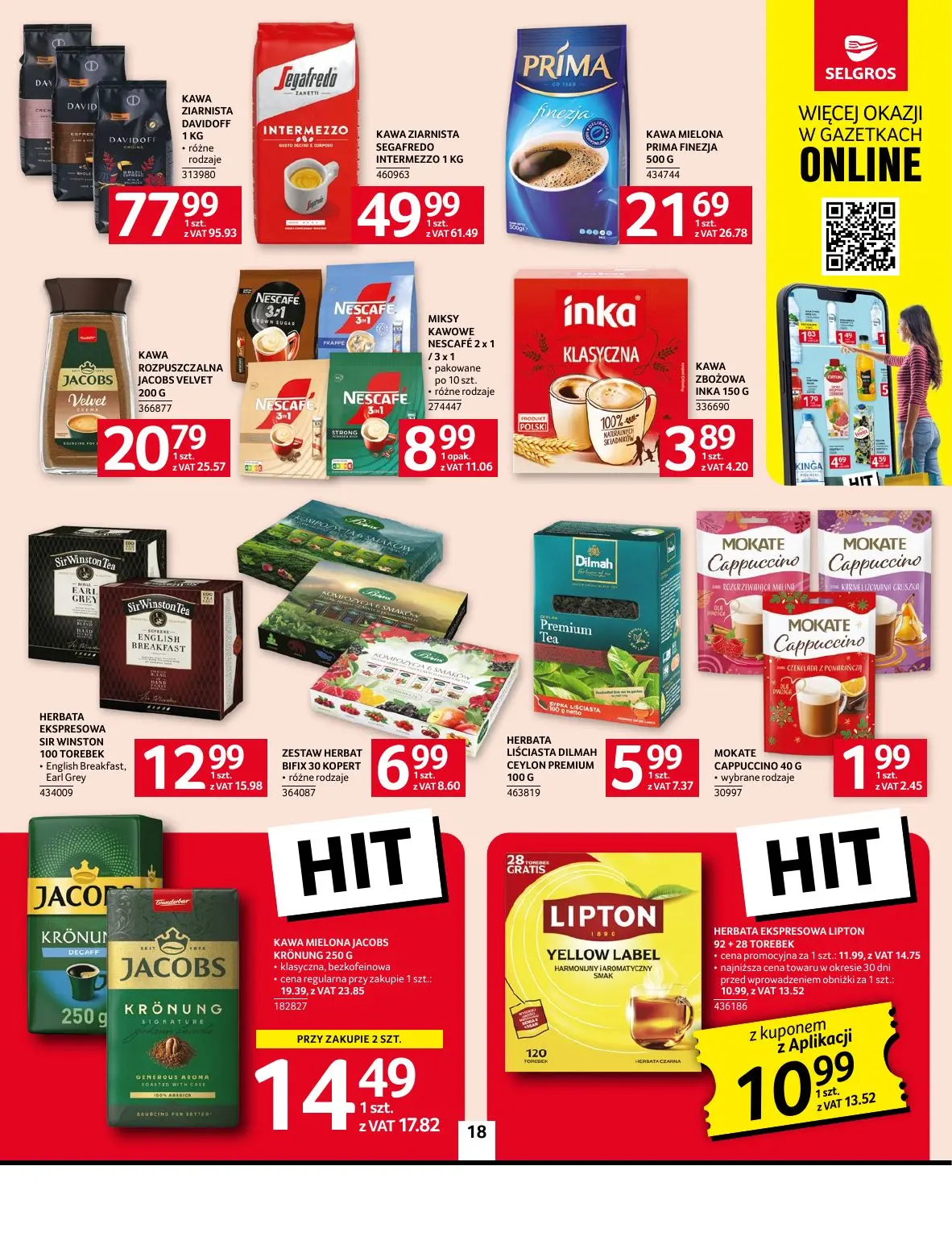 gazetka promocyjna SELGROS Oferta Spożywcza - Strona 18