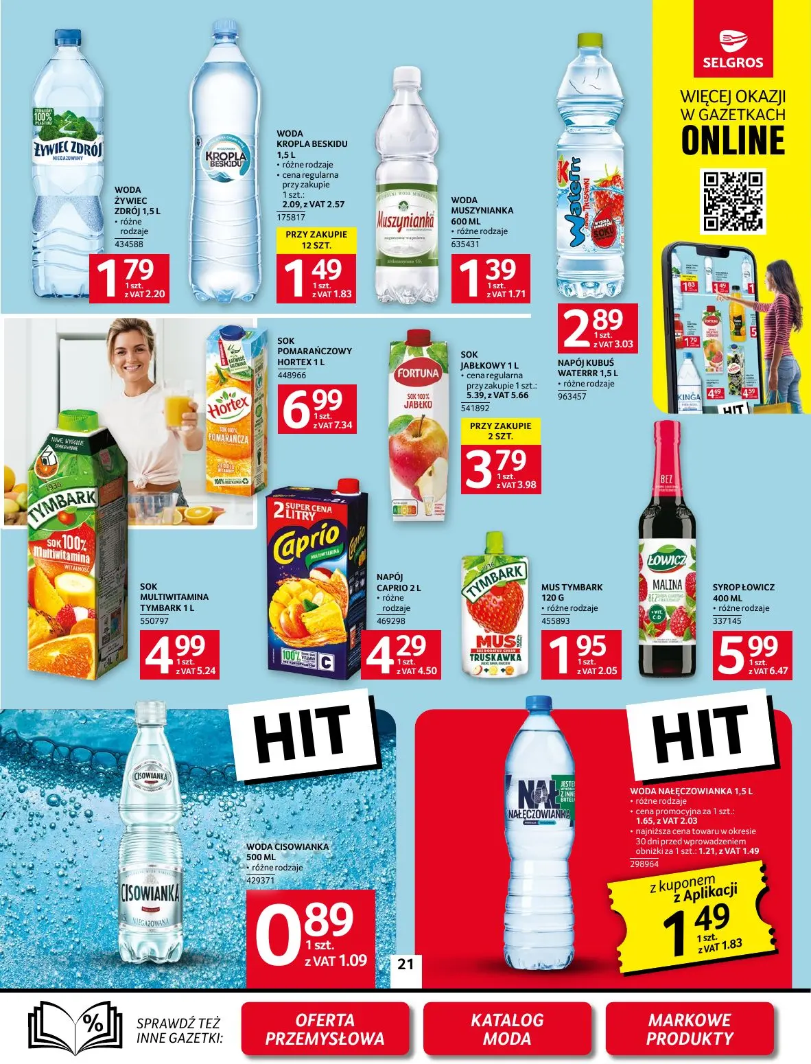 gazetka promocyjna SELGROS Oferta Spożywcza - Strona 21