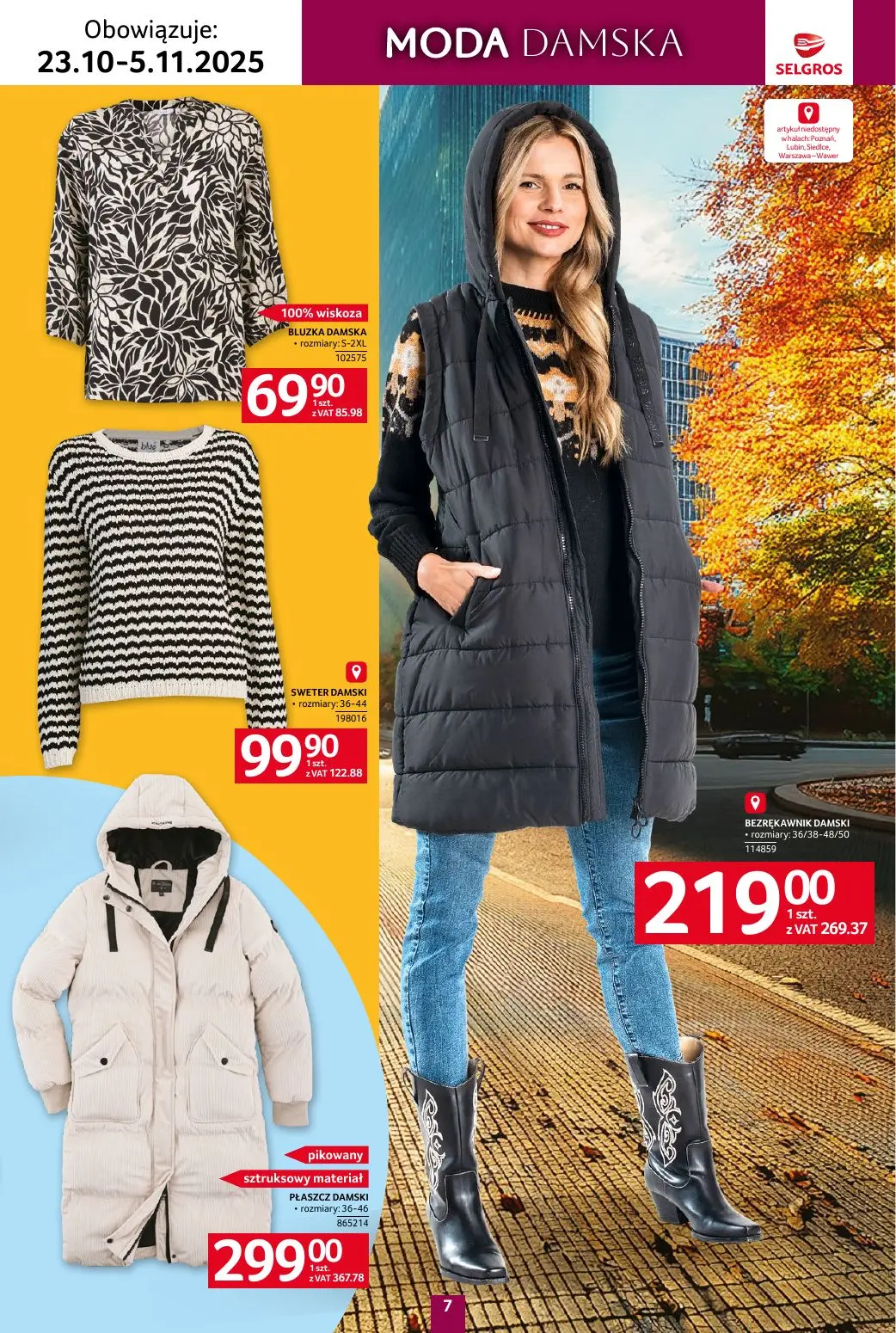 gazetka promocyjna SELGROS Katalog Tekstylia - Strona 7