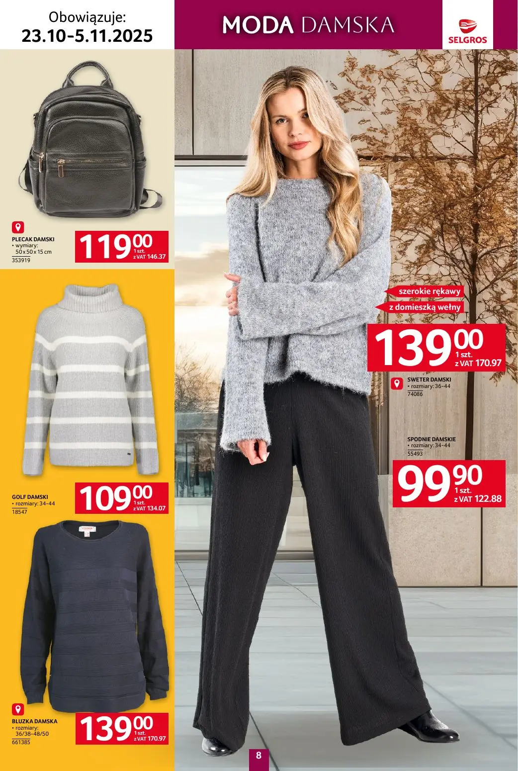 gazetka promocyjna SELGROS Katalog Tekstylia - Strona 8
