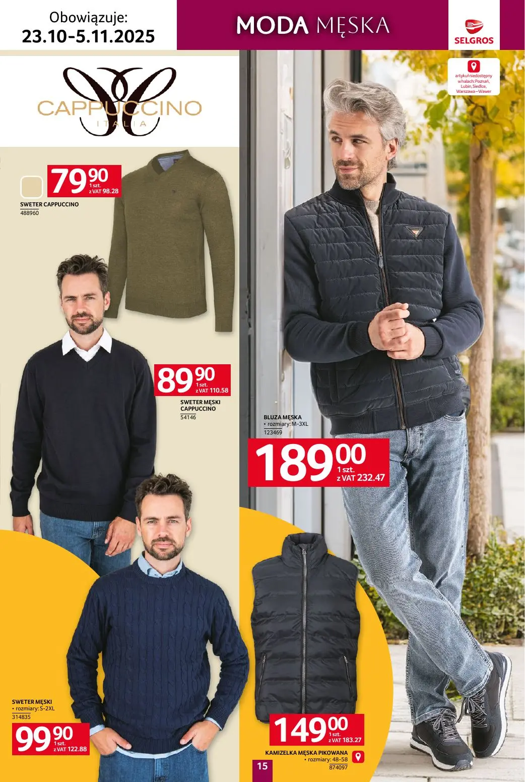 gazetka promocyjna SELGROS Katalog Tekstylia - Strona 15